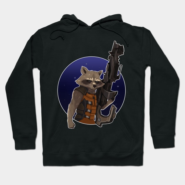 Rocket Racoon Hoodie by Arnix